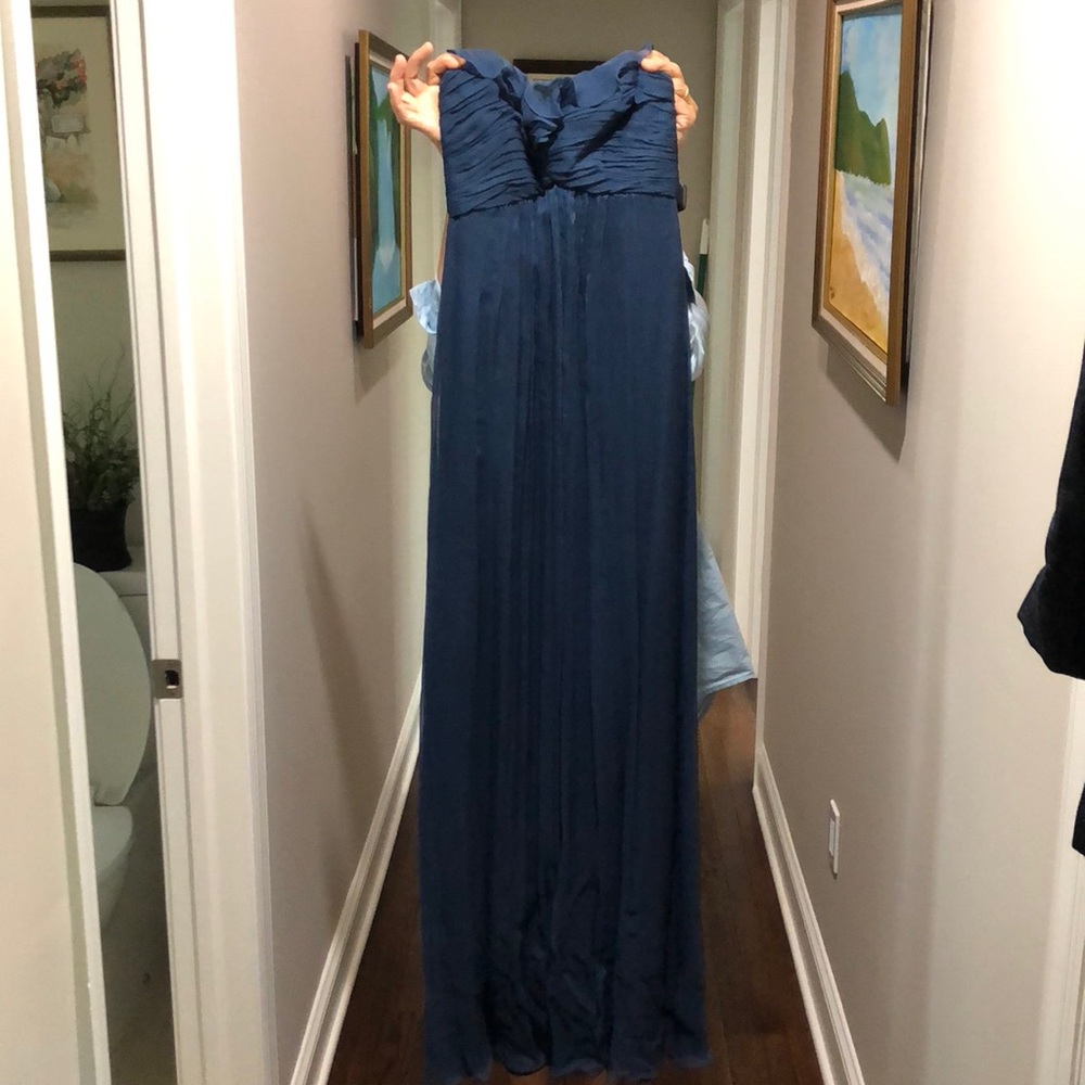 Navy blue maxi dress